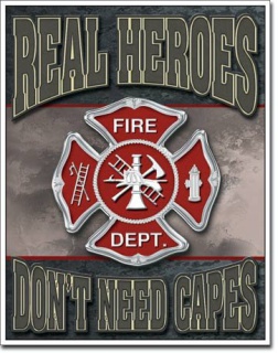 Amerykańska tabliczka - Real Heroes - Firemen