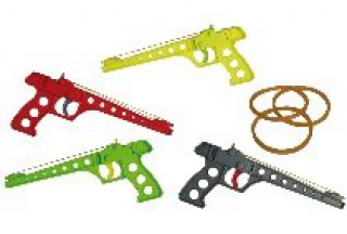 Pistolet na gumki 007 - czarny