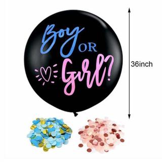 Balon z konfetti - Dziewczynka czy chłopiec?
