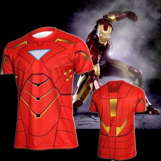Sportowa koszulka - Iron Man - S