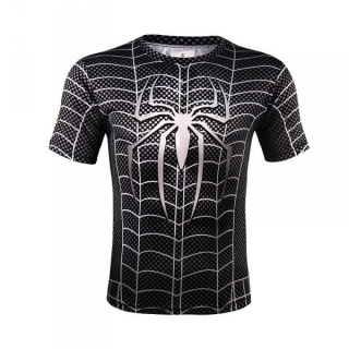 Sportowa koszulka - Spiderman SYMBIOTE - czarna - M