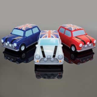 Naciągany samochodzik Mini Cooper