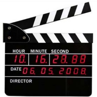 Zegar - Cyfrowy klaps filmowy