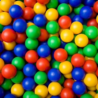 Plastikowe piłeczki 50 szt. (5,5 cm)