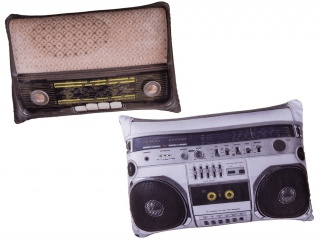 Retro poduszka - historyczne radio