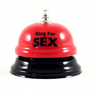 Biurkowy dzwonek na seks - czerwony