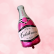 Balon foliowy - różowy szampan