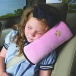 Podróżna poduszka - do auta na pas - różowy