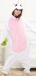 Zwierzęcy kostium  - różowy jednorożec - XL