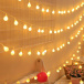 Łańcuch świetlny LED małe żarówki - ciepłe światło