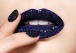 Kawiorowe manicure - niebieskie