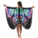 Sukienka plażowa - skrzydła motyla XS-M - niebieska