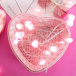 Łańcuch świetlny LED - różowe serce