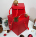Pudełko na prezenty 15 cm - czerwone