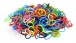 Gumki Loom Bands mini prążkowane - czarne