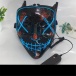 Straszna świecąca maska - niebieskie LED