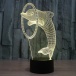 Lampa s 3D iluzja - delfin