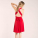 Uniwersalna krótka sukienka - czerwona