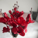 Sztuczne kwiaty do wazony - czerwone