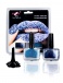 Kawiorowe manicure - niebieskie