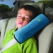 Podróżna poduszka - do auta na pas - niebieski
