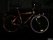 Odblaskowa taśma do roweru - pomarańczowa