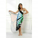 Sukienka plażowa - skrzydła motyla L-XL - tęcza
