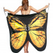 Sukienka plażowa - skrzydła motyla L-XL - żółta
