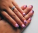 Kawiorowe manicure - niebieskie