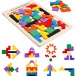 Drewniane puzzle - kształty
