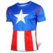 Sportowa koszulka - Captain America - XXL