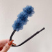 Spinka do włosów w kształcie kwiatka - niebieska
