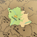 Mapa zdrapka - Czeska Republika