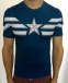 Sportowa koszulka - Captain America WINTER SOLDIER - niebieska - M
