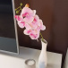 Sztuczne kwiaty orchidei - jasny róż