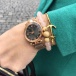 Zegarek z paskiem magnetycznym - złoty