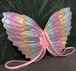 Kostium wróżki - perłowe skrzydła i różdżka