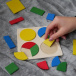 Puzzle geometryczne dla dzieci - koła